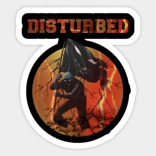 disturbed Sticker